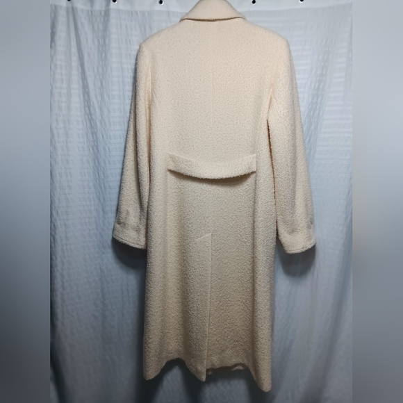 Bromley Collection Wool blend Ladies long Button Down Coat. Size 10 - Picture 3 of 9